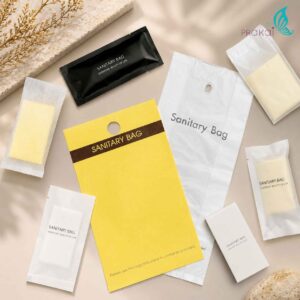 PRAKAIVANICH 【แพ็ค 30 ชิ้น】ถุงผ้าอนามัยแบบใช้แล้วทิ้ง บรรจุซอง Sanitary bag