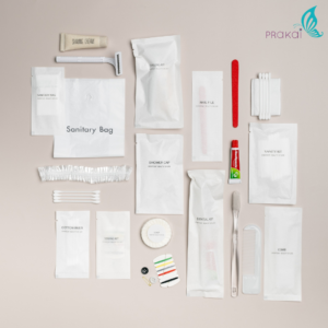 PRAKAIVANICH ชุดซองเอ็มจี 【แพ็คละ 100 เซ็ท】ของใช้โรงแรม แบบจัดเซ็ท สำหรับโรงแรม