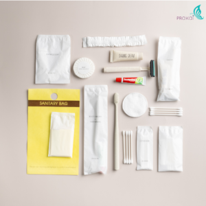 PRAKAIVANICH ชุดซองไฮเดน【100 เซ็ท】ของใช้โรงแรม Eco-Friendly (แบบย่อยสลายได้) แบบจัดเซ็ท