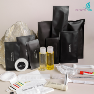 PRAKAIVANICH ชุดซองสโตนเปเปอร์ 【แพ็คละ 100 เซ็ท】ของใช้โรงแรม แบบจัดเซ็ท สำหรับโรงแรม